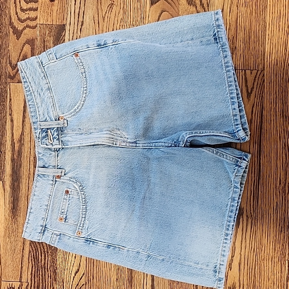 Zara Blue Denim Jean Shorts